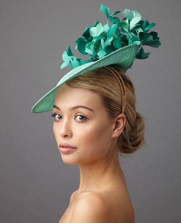 Lombard dish hat by Hostie Hats
