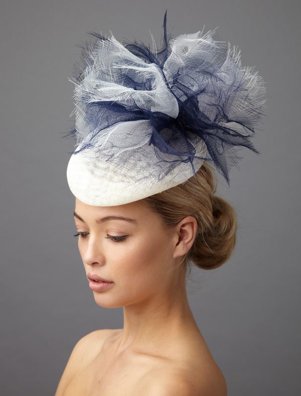 Taylor pillbox hat by Hostie Hats