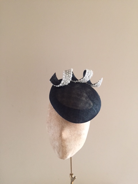 Monroe Pillbox hat by Hostie Hats