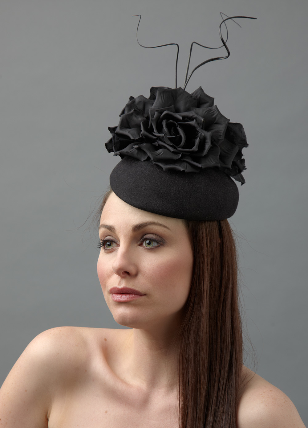 Basil Pillbox hat Hostie Hats