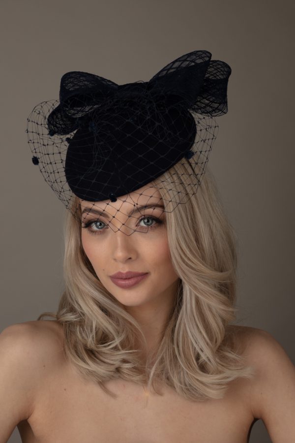 Navy Wedding Hats Hostie Hats