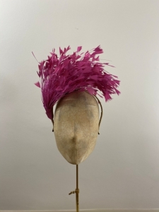 Ready to wear tatershall fascinator pink