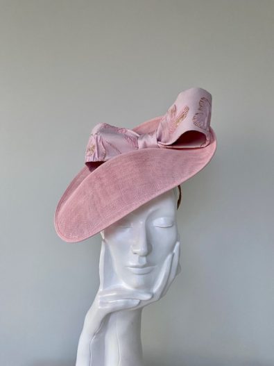 Hat Base: Frozen Strawberry, Bow: Fabric