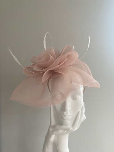 Crinoline: Soft Pink, Feathers; Ivory