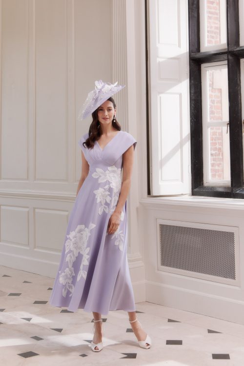 John Charles Ancaster hat in Lavender and ivory Hostie hats 2026