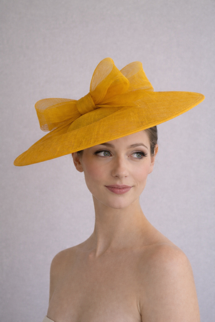 John Charles London Dish Hat Wedding hat, Race day hat Ascot Hat hostie hats