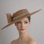 John charles Newbury Dish Hat hostie Hats, weding hat, ascot hat, race day hat, occasion hat, mother of the bride hat