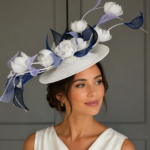 Exclusive Marple Dish Hat, Hostie Hats, ready to ship hat, ready to ship ascot hat