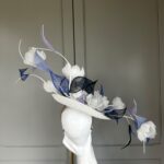 Exclusive Marple Dish Hat, Hostie Hats, ready to ship hat, ready to ship ascot hat